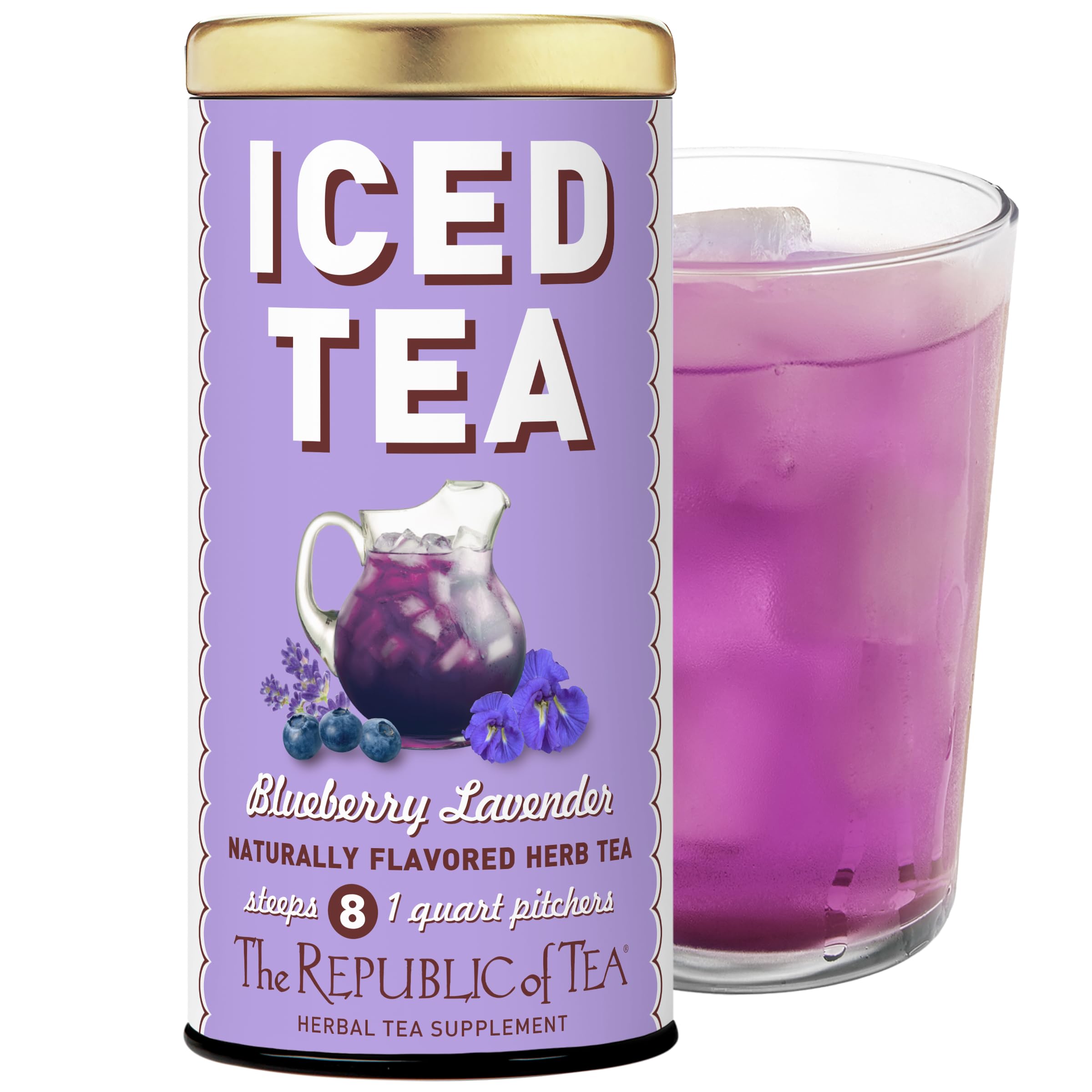 Teh Herbal Es Blueberry Lavender 1
