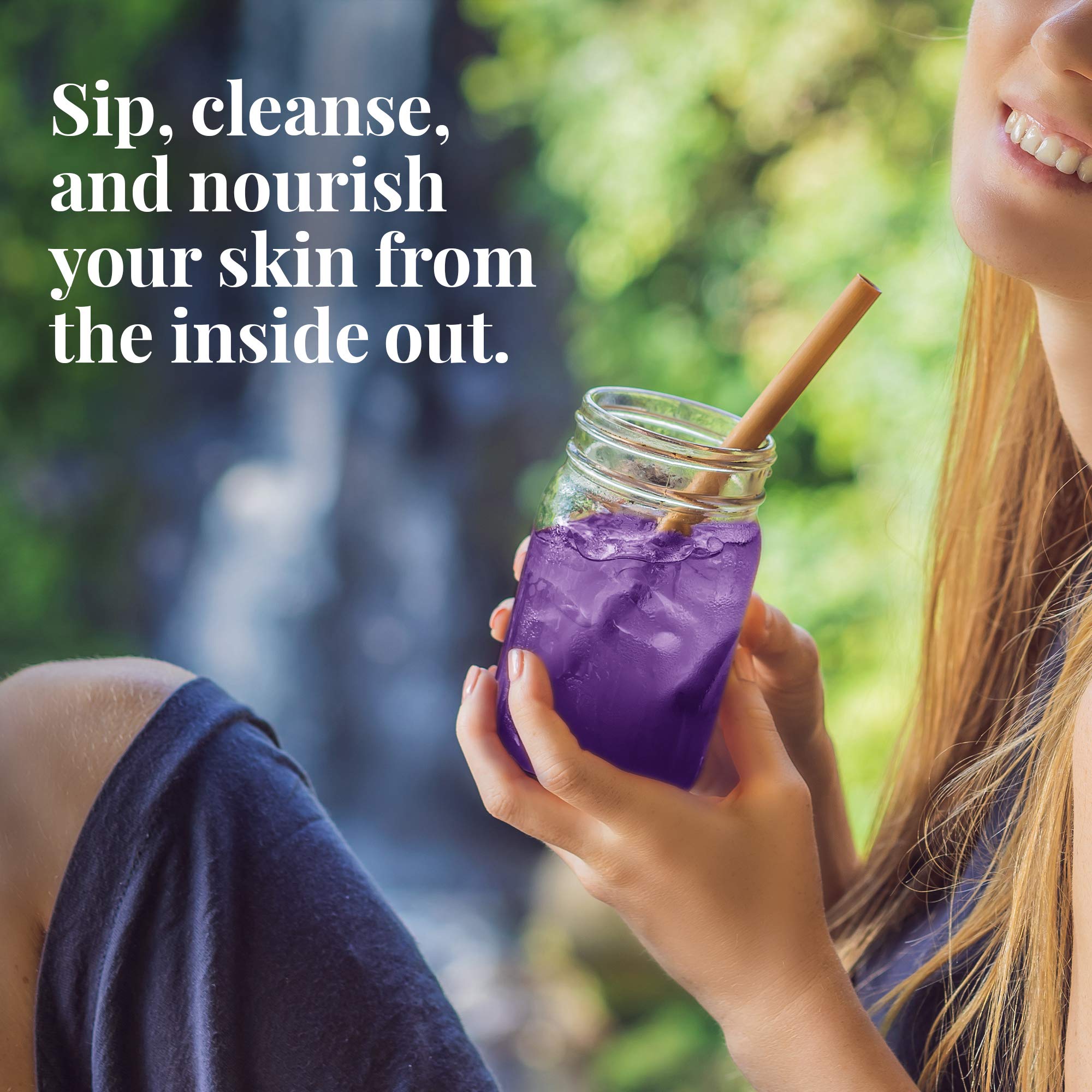 Teh Herbal Es Blueberry Lavender 2